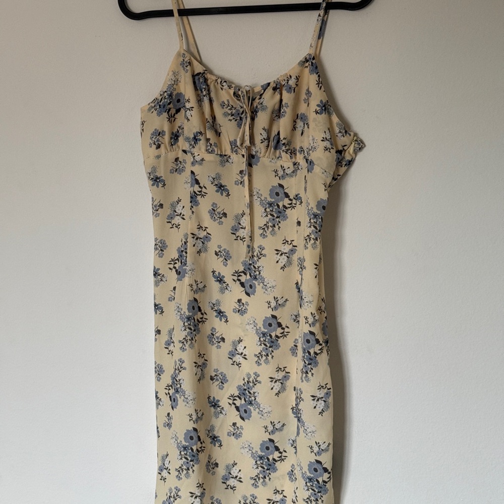 Floral Cream Dress